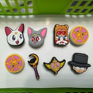 Sailor moon croc charm bundle